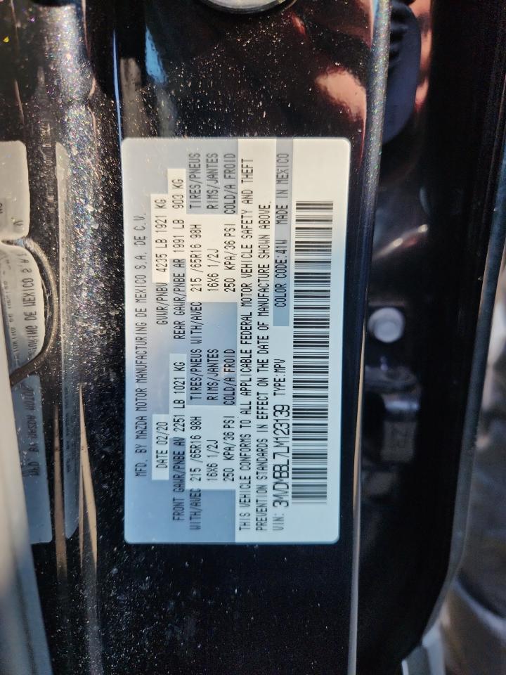 2020 Mazda Cx-30 VIN: 3MVDMBBL7LM123139 Lot: 64011735