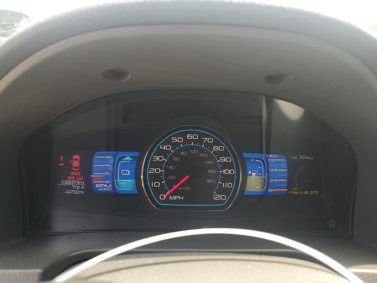 2012 Ford Fusion Hybrid VIN: 3FADP0L36CR443685 Lot: 63968215