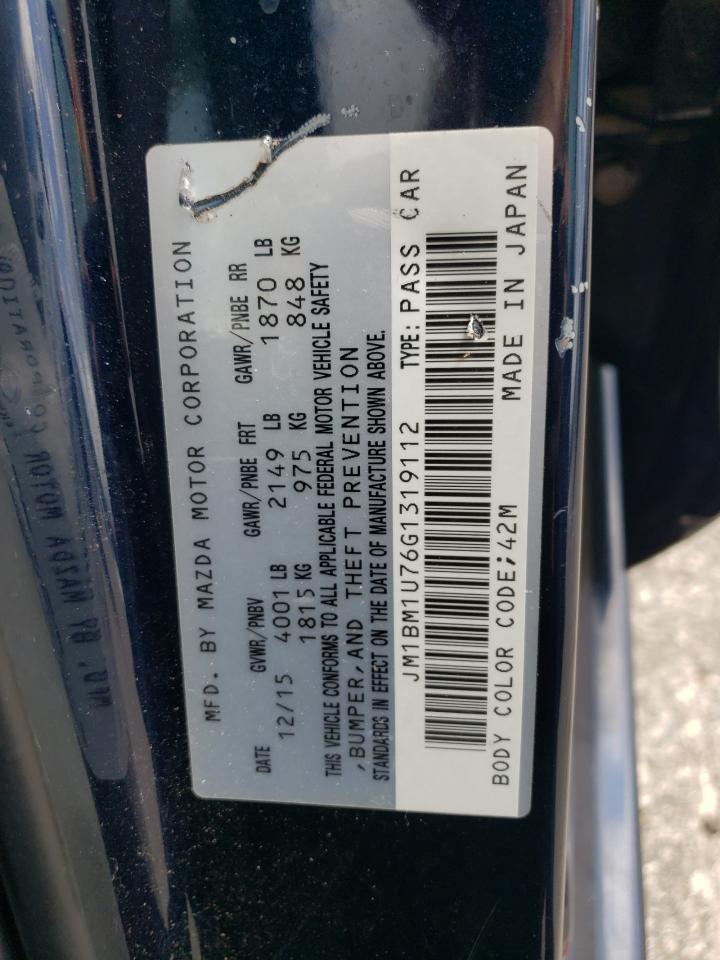 2016 Mazda 3 Sport VIN: JM1BM1U76G1319112 Lot: 62728265
