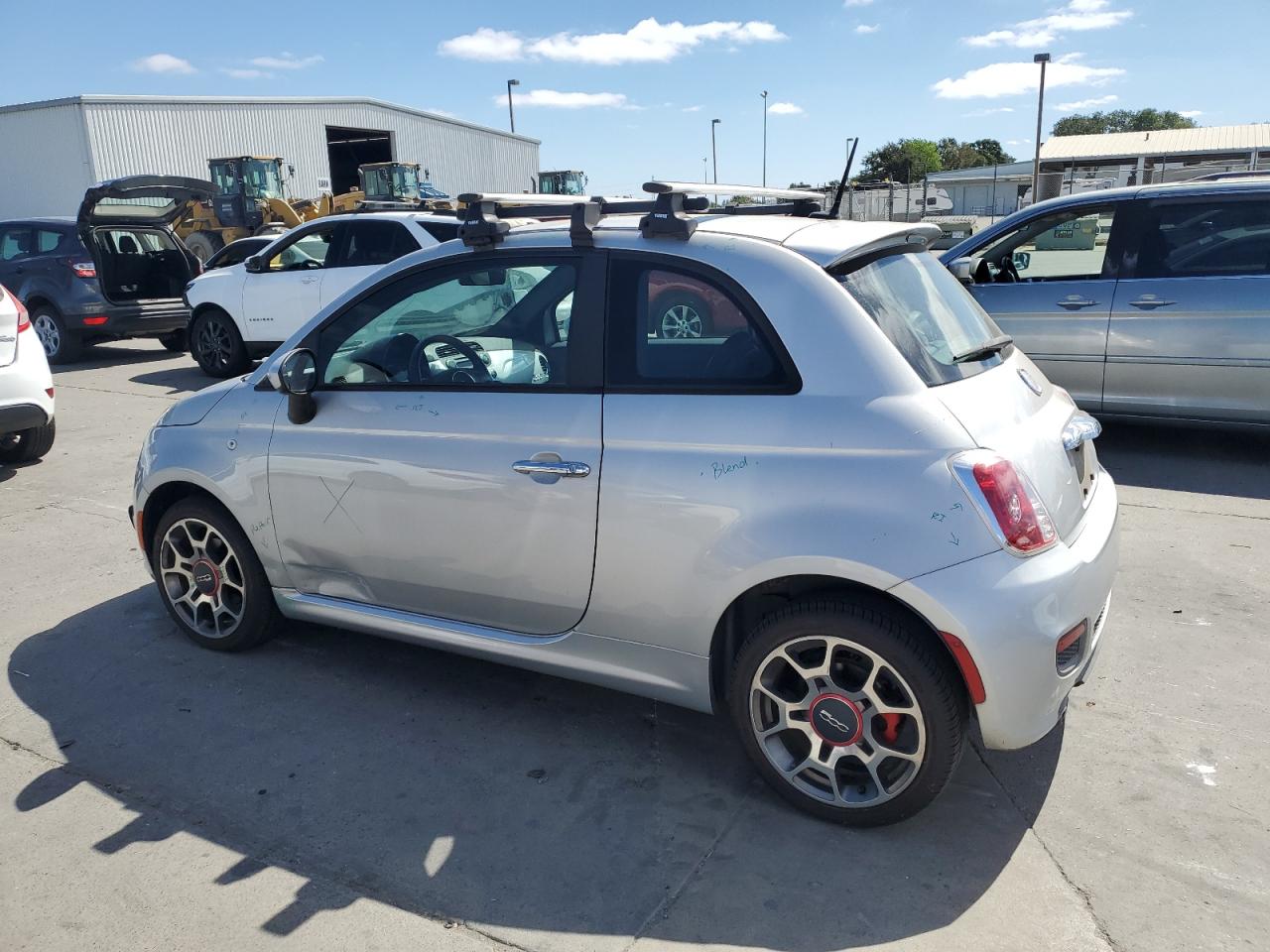 2013 Fiat 500 Sport silver null gas 3C3CFFBR0DT539077 photo #3