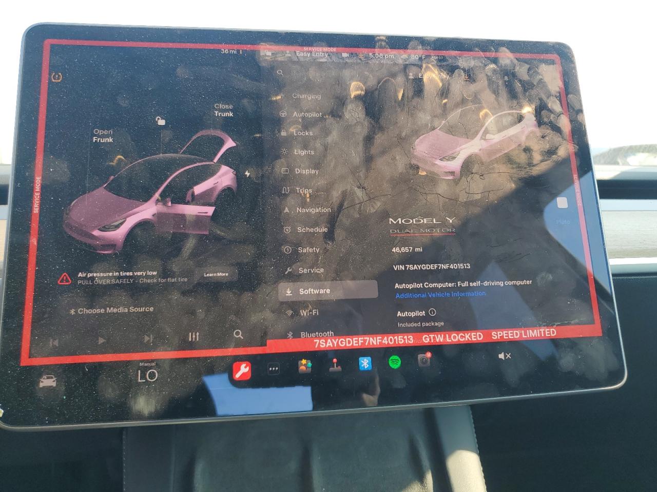 2022 Tesla Model Y VIN: 7SAYGDEF7NF401513 Lot: 64695725