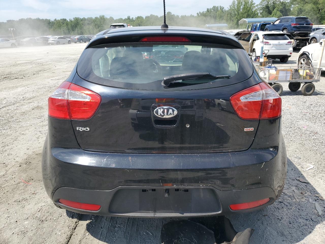 2013 Kia Rio Lx VIN: KNADM5A3XD6293417 Lot: 63307975