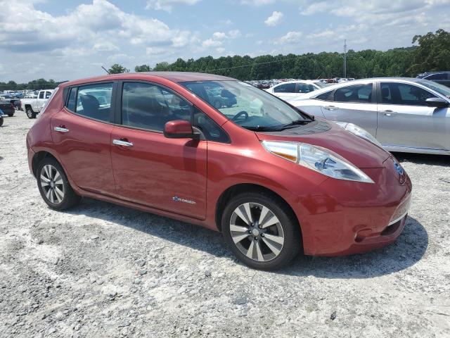  NISSAN LEAF 2015 Red