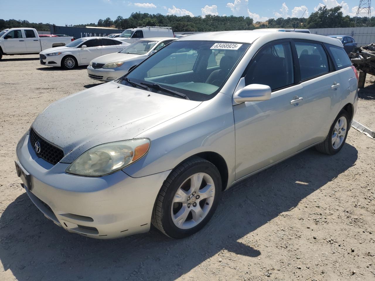 2003 Toyota Corolla Matrix Xr silver null gas 2T1KR32E13C052563 photo #1