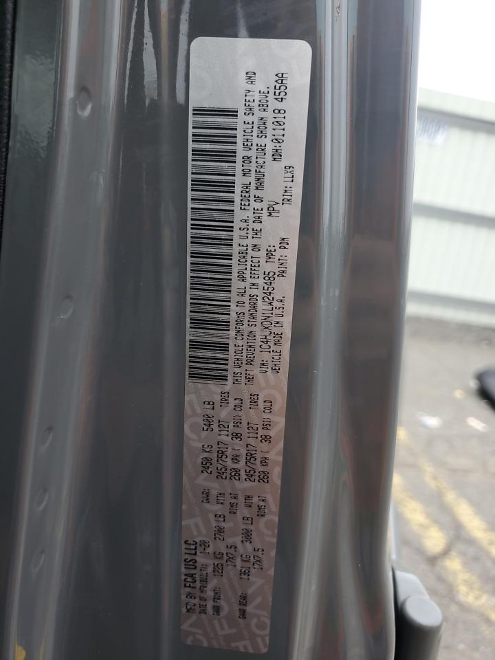 2020 Jeep Wrangler Unlimited Sport VIN: 1C4HJXDN1LW245485 Lot: 64331965