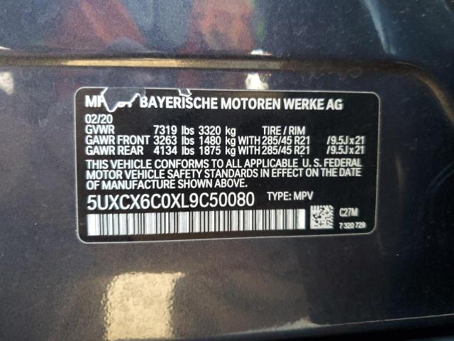 2020 BMW X7 M50I  