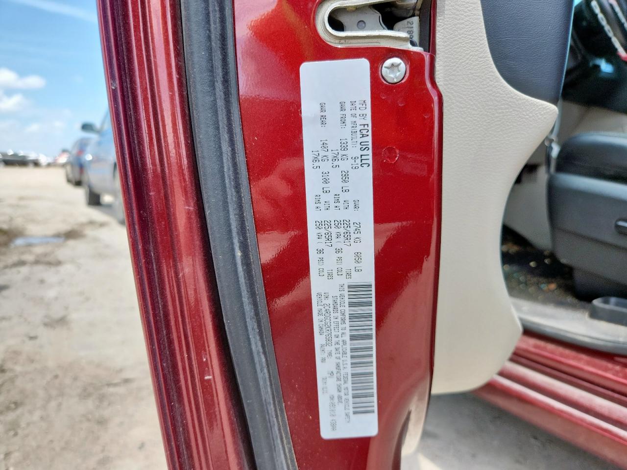 2019 Dodge Grand Caravan Sxt VIN: 2C4RDGCG2KR765832 Lot: 64653835