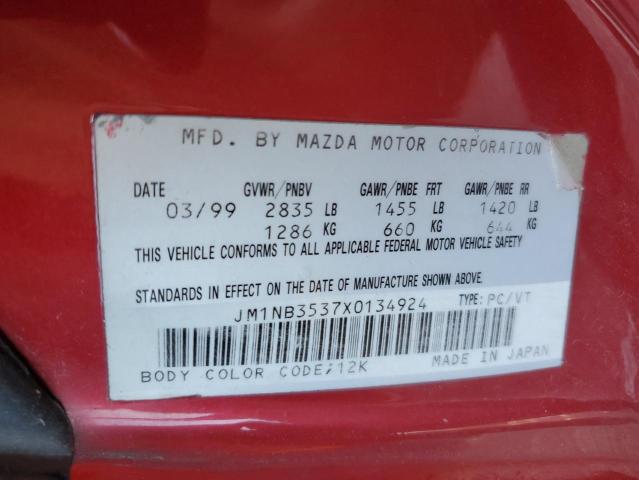 1999 MAZDA MX-5 MIATA   
