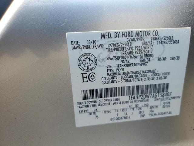 2010 FORD TAURUS SE  