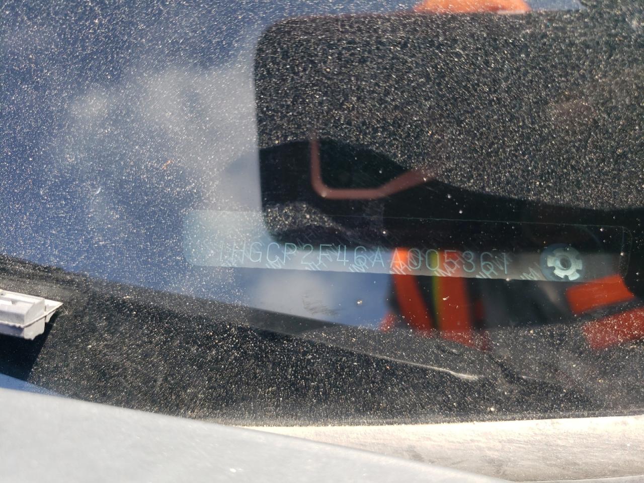 2010 Honda Accord Lxp VIN: 1HGCP2F46AA005361 Lot: 64204055