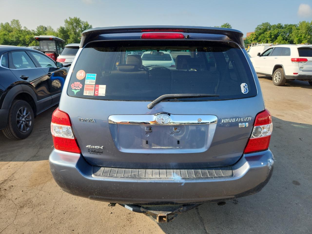 2006 Toyota Highlander Hybrid VIN: JTEEW21A660006509 Lot: 64619225