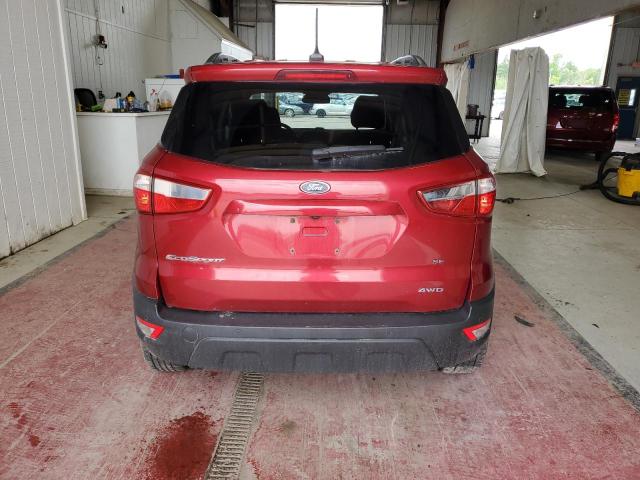  FORD ECOSPORT 2018 Red