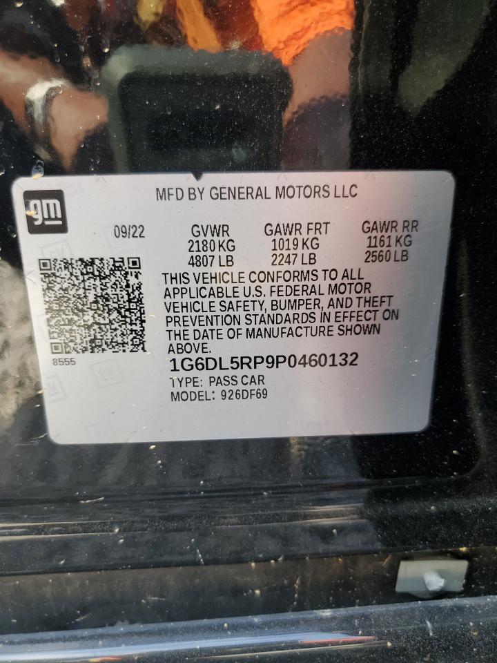 2023 Cadillac Ct4-V Blackwing VIN: 1G6DL5RP9P0460132 Lot: 63442205