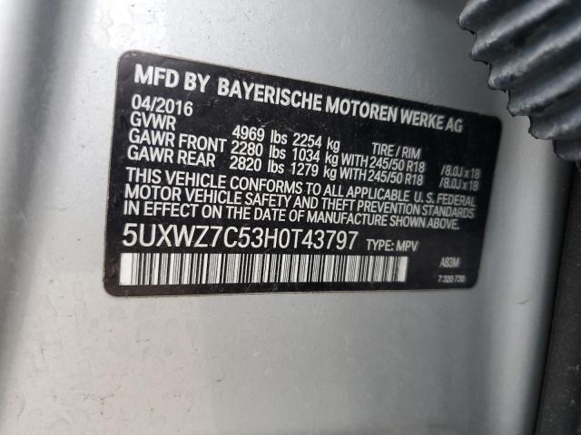 2017 BMW X3 SDRIVE28I  