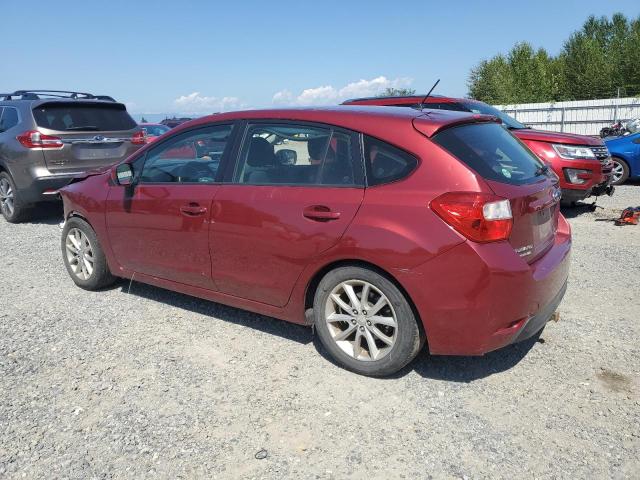  SUBARU IMPREZA 2014 Красный