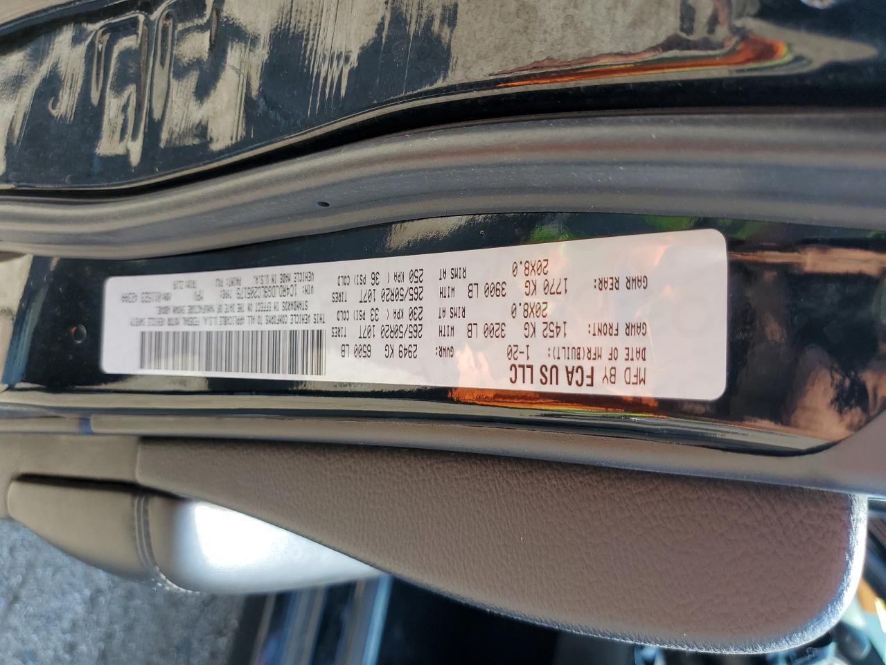 2020 Dodge Durango Gt VIN: 1C4RDJDG9LC205179 Lot: 64483885