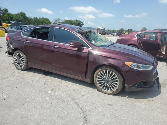 Sedans FORD FUSION 2017 Burgundy