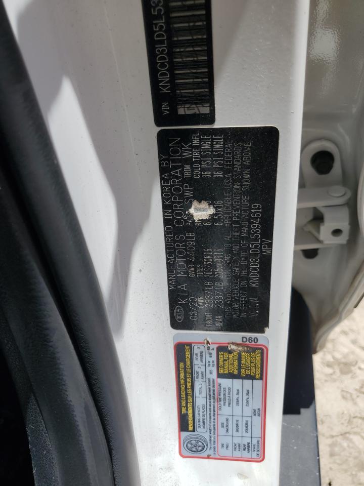kndcd3ld5l5394619 KNDCD3LD5L5394619 2020 Kia Niro Ex