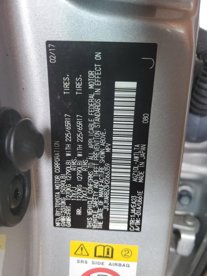2017 Lexus Nx 200T Base VIN: JTJYARBZ3H2066359 Lot: 63916735