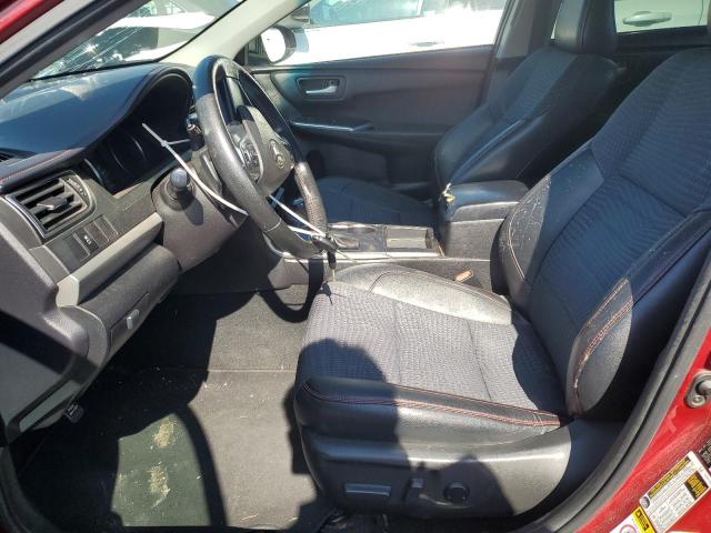  TOYOTA CAMRY 2015 Red