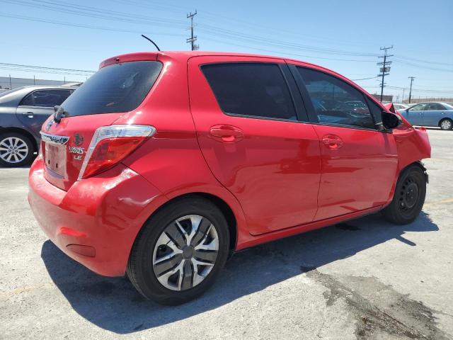  TOYOTA YARIS 2013 Czerwony