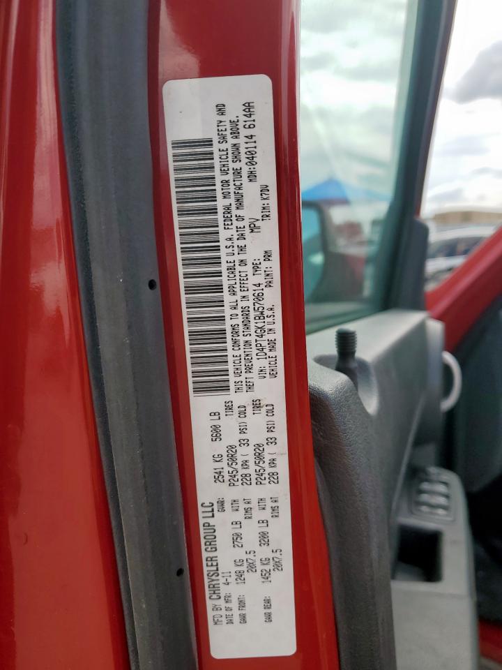 2011 Dodge Nitro Heat VIN: 1D4PT4GK1BW570614 Lot: 63463635
