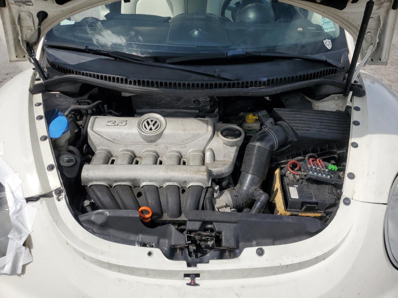 2007 Volkswagen New Beetle Triple White VIN: 3VWFF31Y17M413449 Lot: 63415605