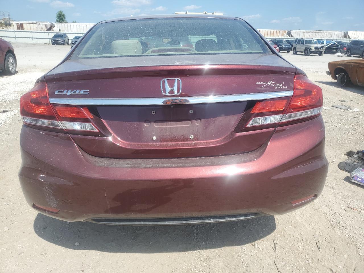 2013 Honda Civic Lx VIN: 19XFB2F50DE022693 Lot: 64435815