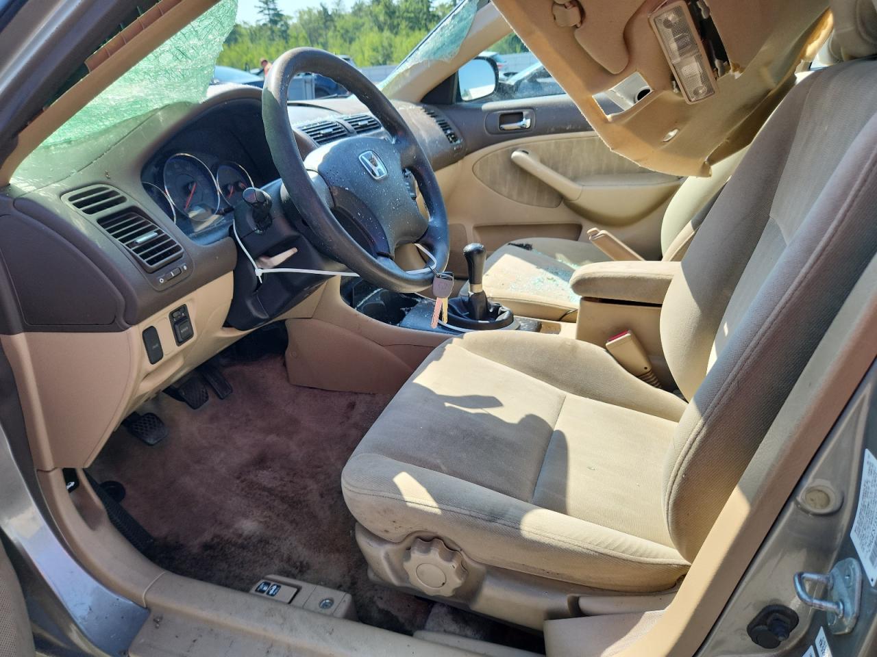 2003 Honda Civic Lx VIN: 2HGES15593H622804 Lot: 66385935