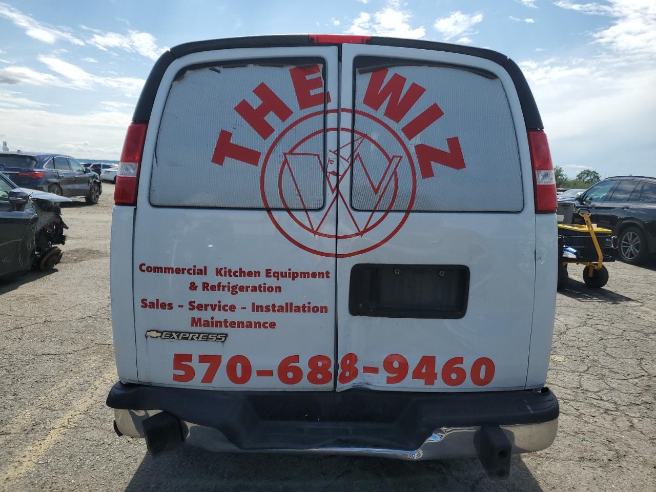2018 Chevrolet Express G2500 VIN: 1GCWGAFG1J1908792 Lot: 65404005
