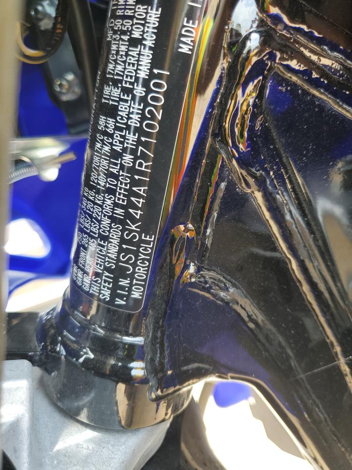 2017 Suzuki Dr-Z400 Sm VIN: JS1SK44A1R7102001 Lot: 66657585