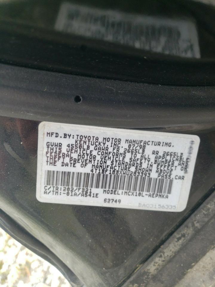 1998 Toyota Avalon Xl VIN: 4T1BF18BXWU283393 Lot: 63596075