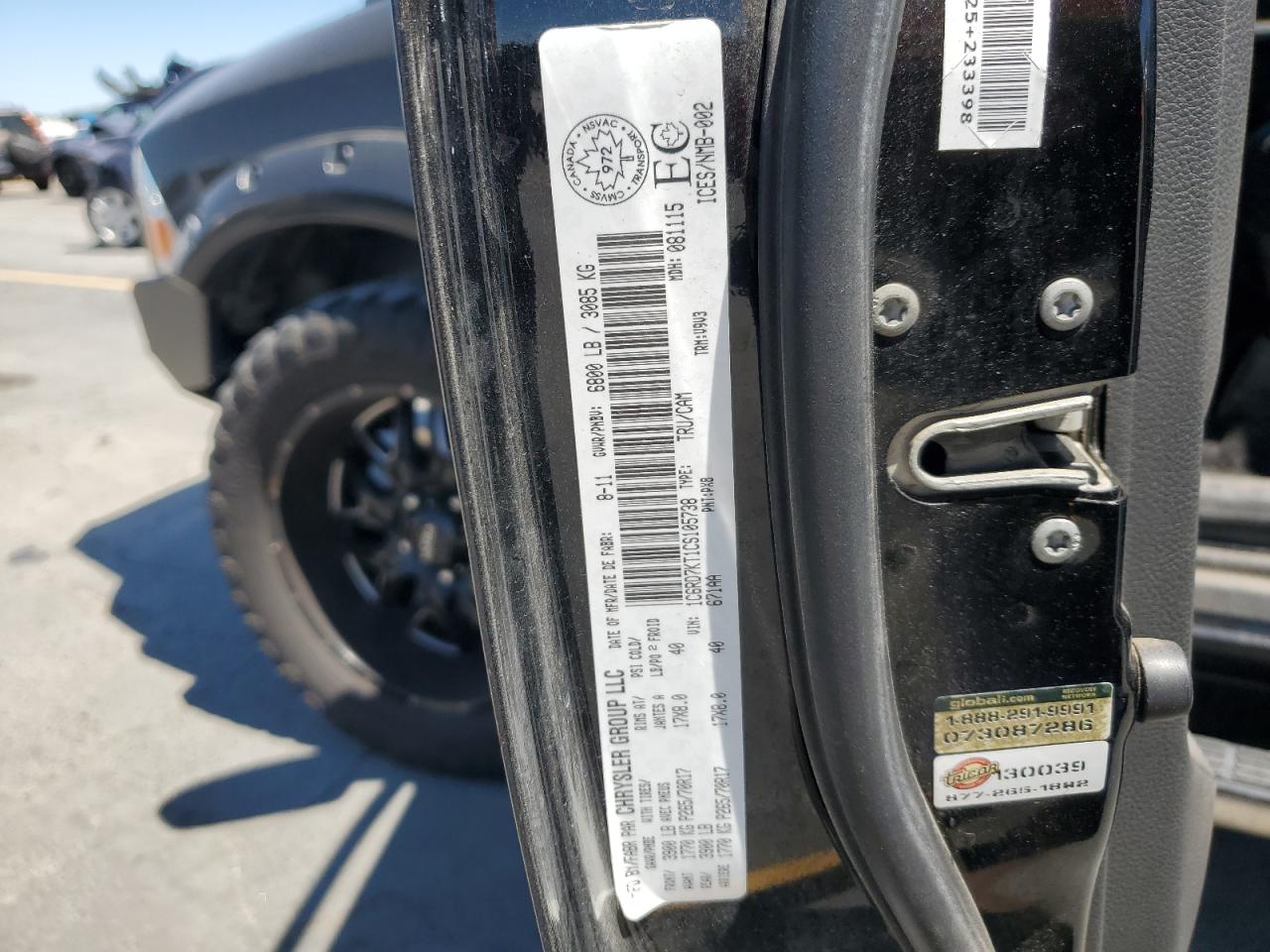 2012 Dodge Ram 1500 St VIN: 1C6RD7KT1CS105738 Lot: 64292755