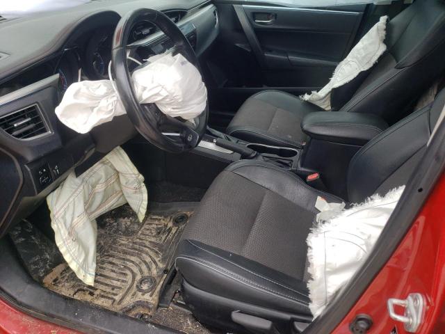  TOYOTA COROLLA 2014 Czerwony