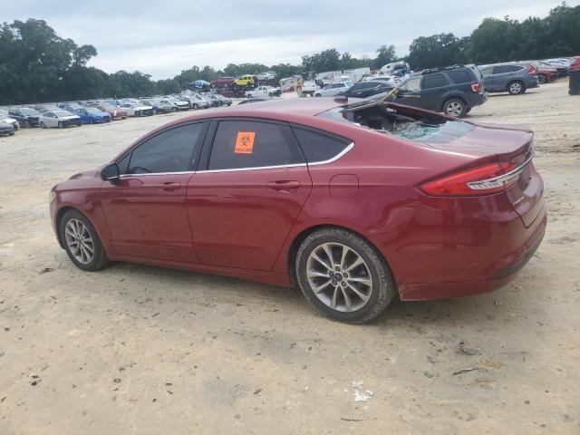  FORD FUSION 2017 Бордовый