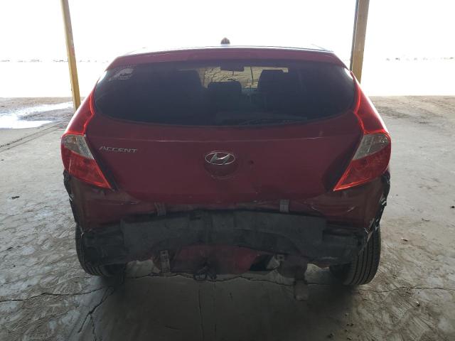  HYUNDAI ACCENT 2016 Красный