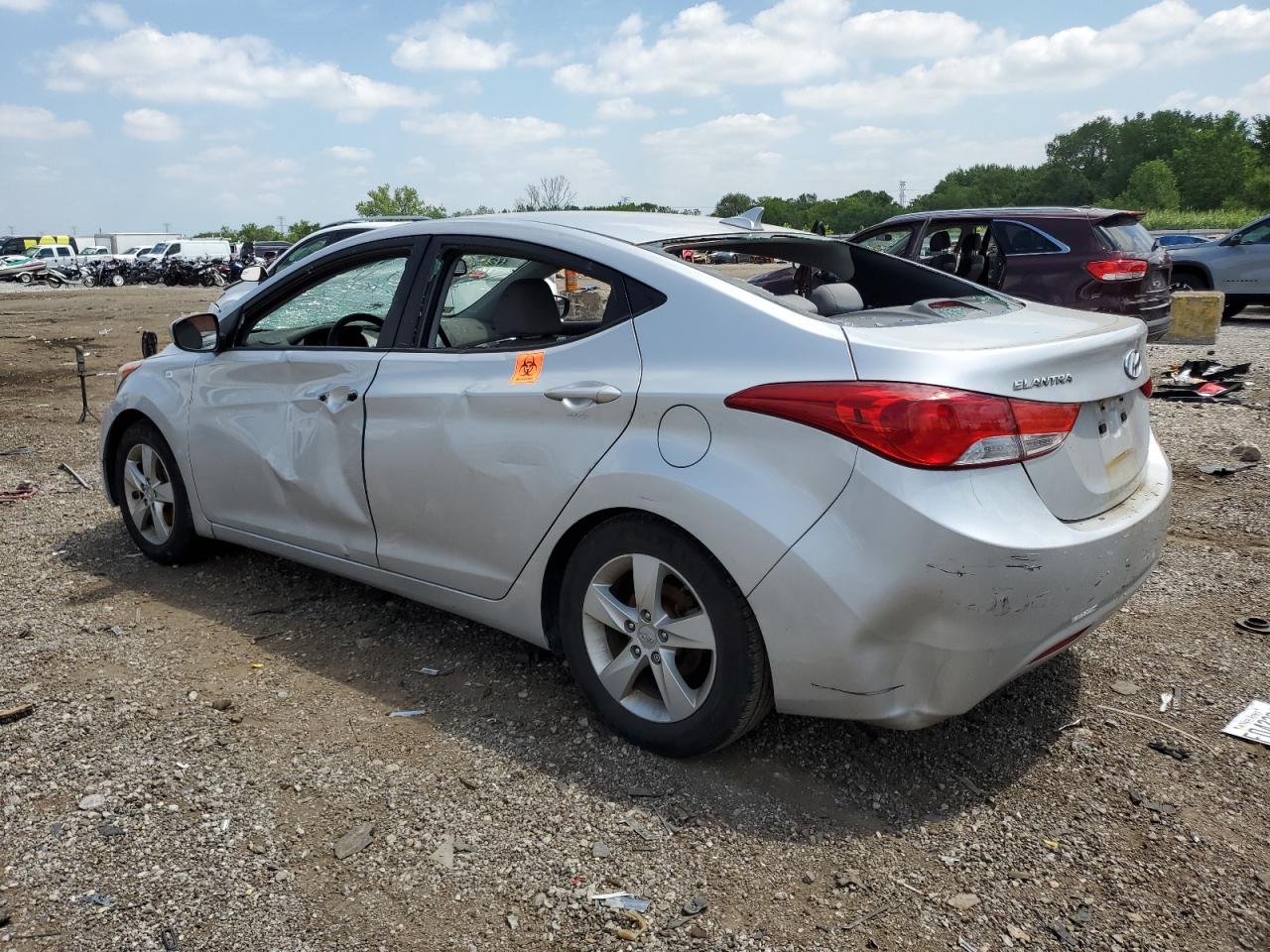 2012 Hyundai Elantra Gls VIN: KMHDH4AE9CU456342 Lot: 65537825