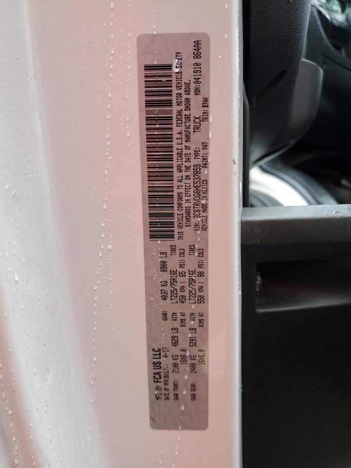 2017 Ram Promaster 2500 2500 High VIN: 3C6TRVDG6HE537859 Lot: 63430605