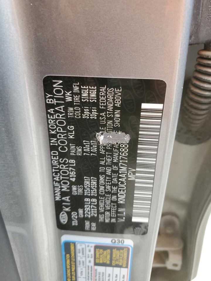 2021 Kia Seltos S VIN: KNDEUCAA1M7176880 Lot: 66394905