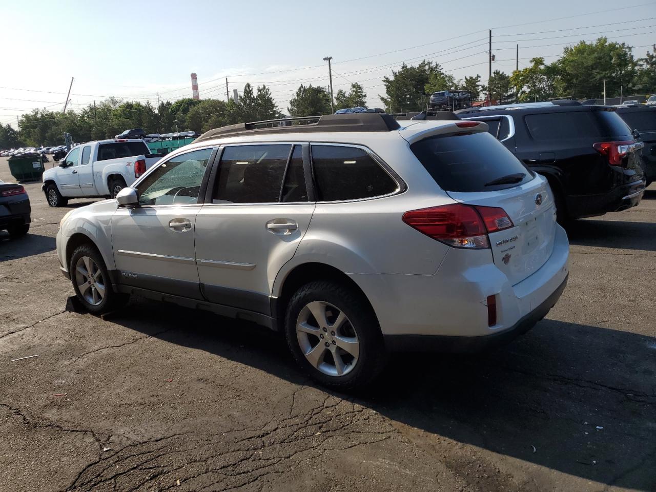 2014 Subaru Outback 2.5I Limited white null gas 4S4BRCMC2E3270983 photo #3
