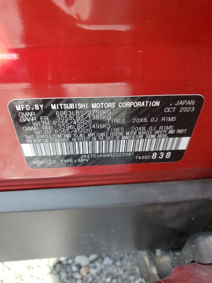 2024 Mitsubishi Outlander Se VIN: JA4T5VA98RZ022081 Lot: 64476145