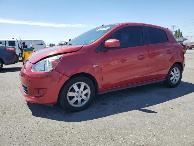 MITSUBISHI MIRAGE 2014 Red