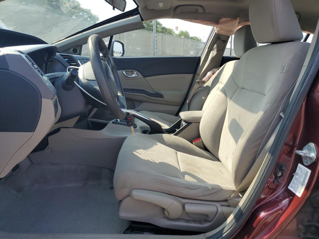 2012 Honda Civic Ex VIN: 19XFB2F82CE358533 Lot: 64650845