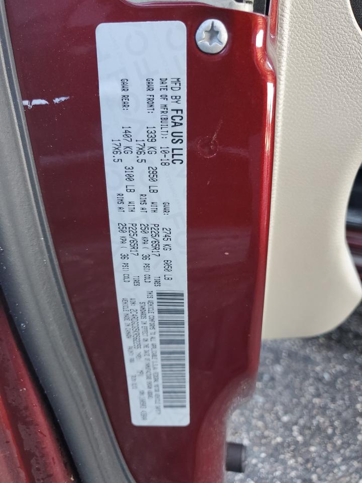2019 Dodge Grand Caravan Sxt VIN: 2C4RDGCG5KR562255 Lot: 64451395