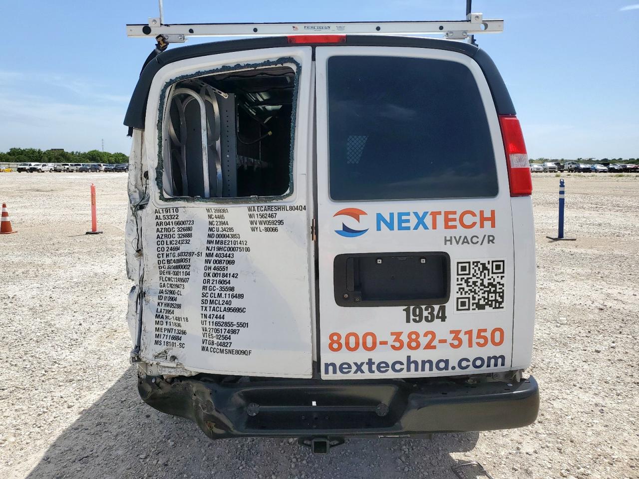 2022 Chevrolet Express G2500 VIN: 1GCWGAFPXN1282567 Lot: 65513065