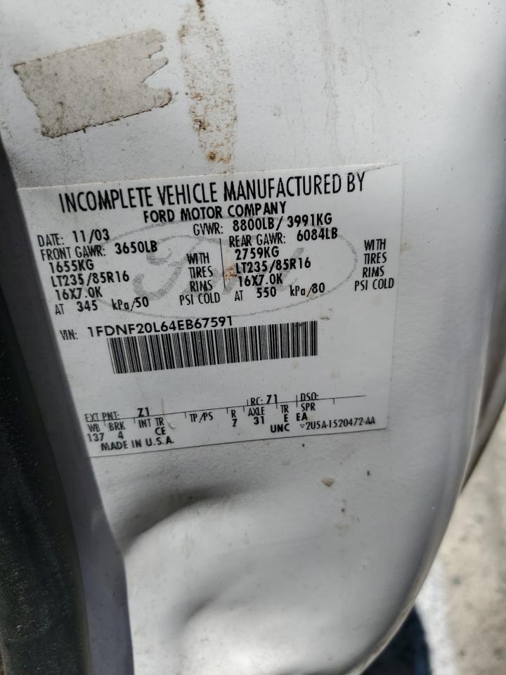 2006 Ford F250 Super Duty VIN: 1FTNF205X6EB08052 Lot: 65838955