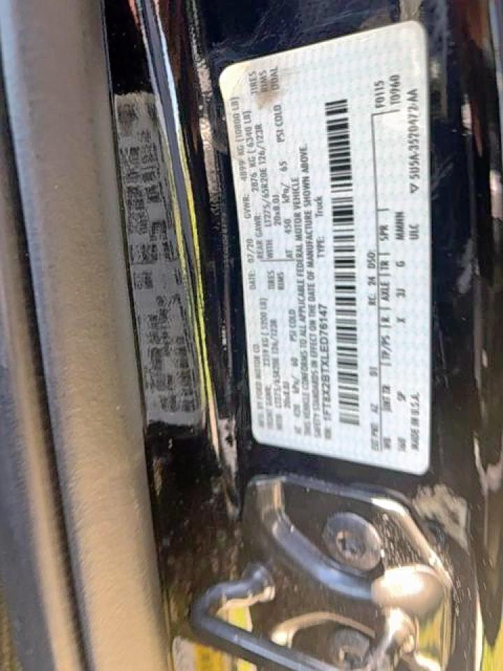 2020 Ford F250 Super Duty VIN: 1FT8X2BTXLED76147 Lot: 65712565