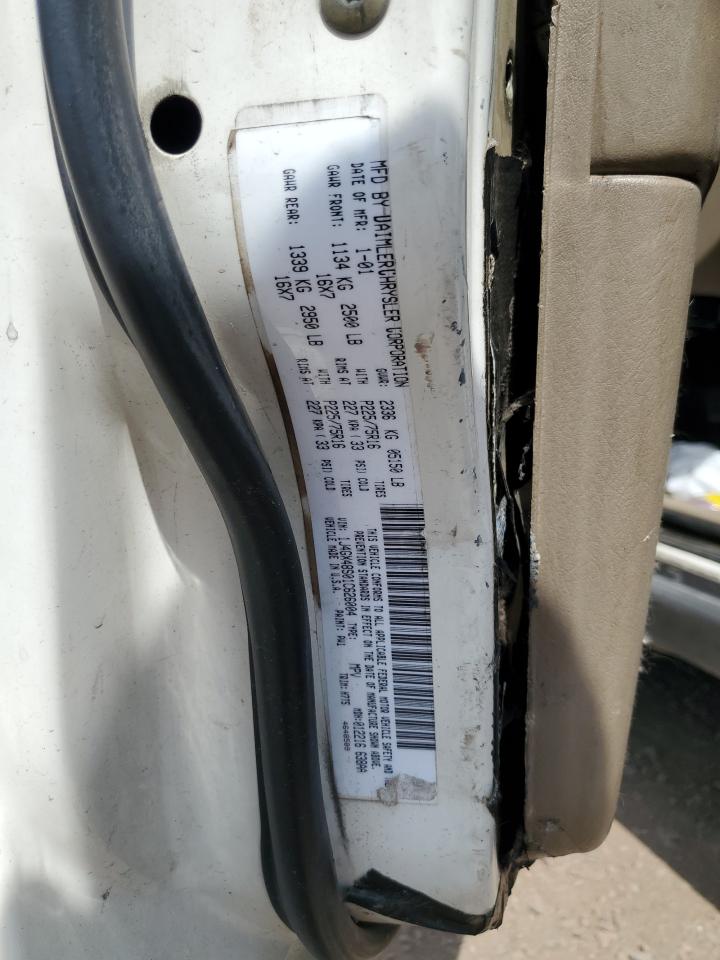 2001 Jeep Grand Cherokee Laredo VIN: 1J4GX48S01C626004 Lot: 65765695