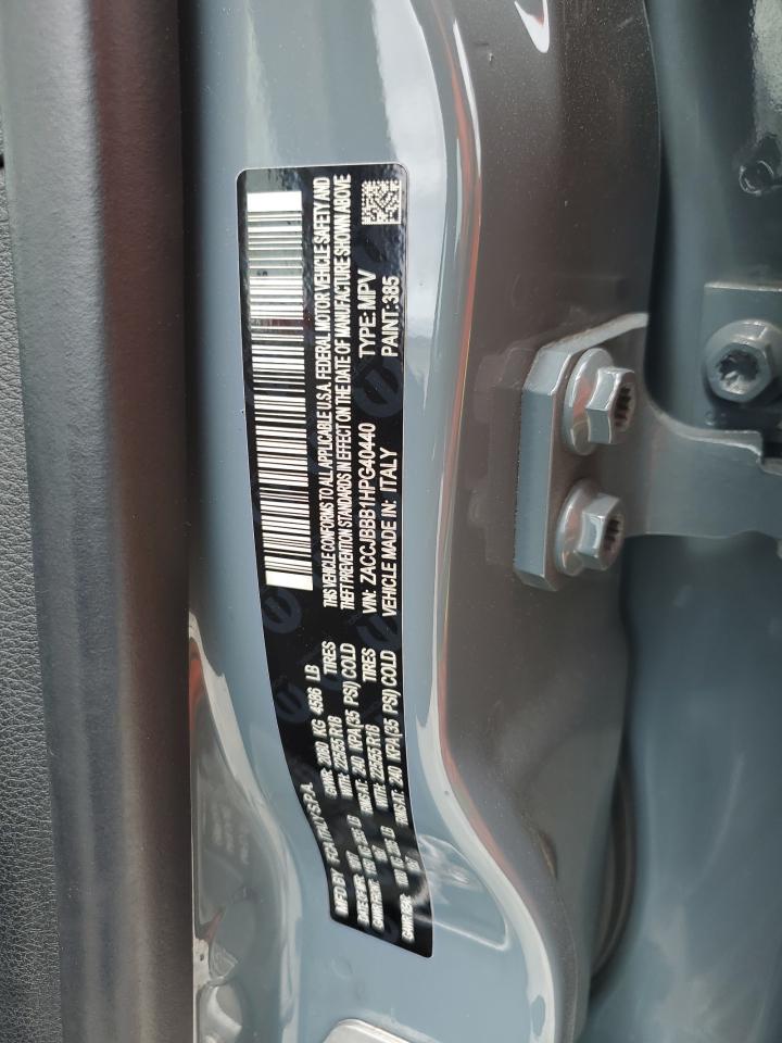 2017 Jeep Renegade Latitude VIN: ZACCJBBB1HPG40440 Lot: 64395875