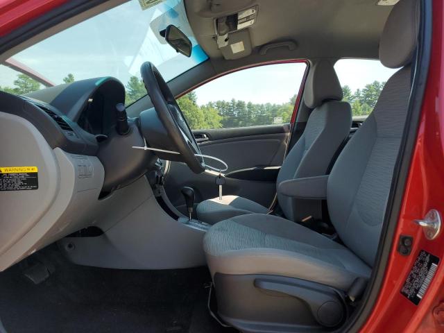  HYUNDAI ACCENT 2016 Red